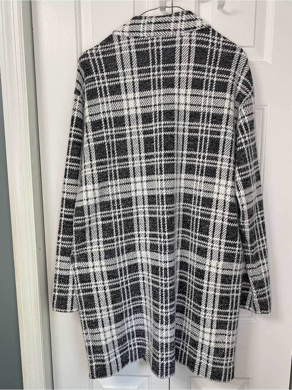 Express Black & White Plaid Women's Dress Jacket